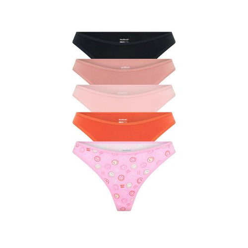 5PACK menstruační tanga Modibodi Happy Place Multi (5MTMHPM)