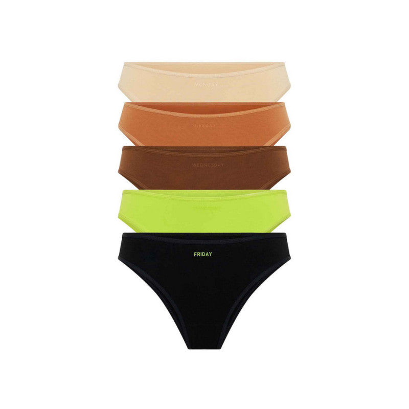 5PACK dámské kalhotky Modibodi Basic Brazilian (5DKMBB)