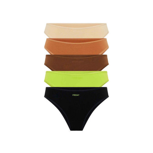 5PACK dámské kalhotky Modibodi Basic Brazilian (5DKMBB)