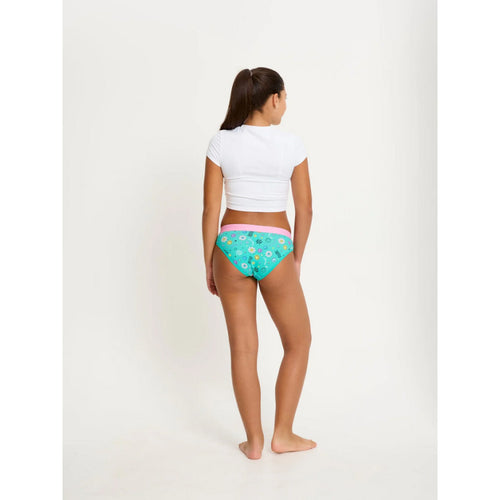 3PACK dívčí kalhotky a menstruační kalhotky Modibodi Smileyworld Teen Hipster Bikini (3DKMKMSTHB)