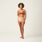 Tvarující menstruační a poporodní kalhotky Modibodi Contour Cashew (MODI4198C)