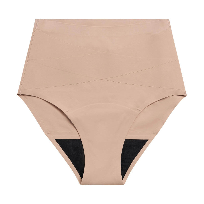 Tvarující menstruační a poporodní kalhotky Modibodi Contour Cashew (MODI4198C)