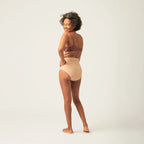 Tvarující menstruační a poporodní kalhotky Modibodi Contour Cashew (MODI4198C)