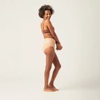 Tvarující menstruační a poporodní kalhotky Modibodi Contour Cashew (MODI4198C)